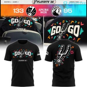 San-Antonio-Spurs-2026-Playoffs-Go-Spurs-Go-Shirt-Round-2-Game-2v1-1.jpg San Antonio Spurs 2026 Playoffs "Go Spurs Go" Shirt - Round 2 -Game 2(v1)