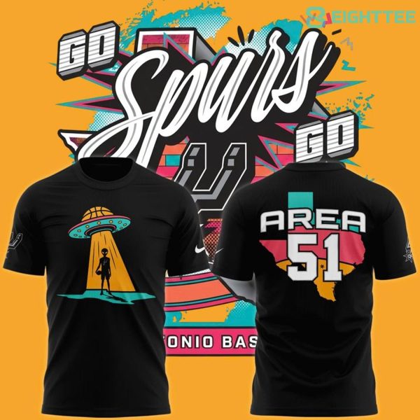 San Antonio Spurs Fiesta Alien Landing Shirt