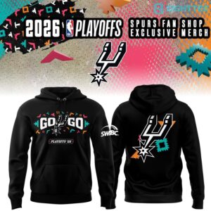 San Antonio Spurs Men's Spurs Fan Shop 2026 NBA Playoffs Hoodie - Black