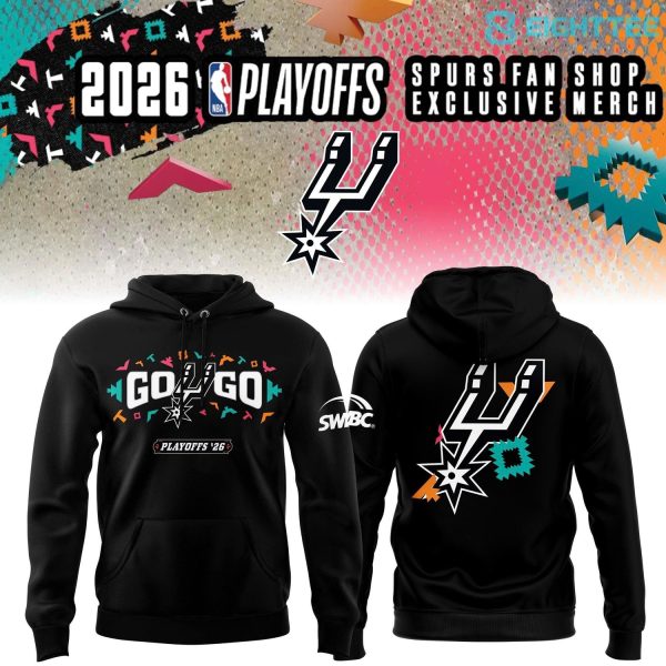 San Antonio Spurs Men's Spurs Fan Shop 2026 NBA Playoffs Hoodie - Black
