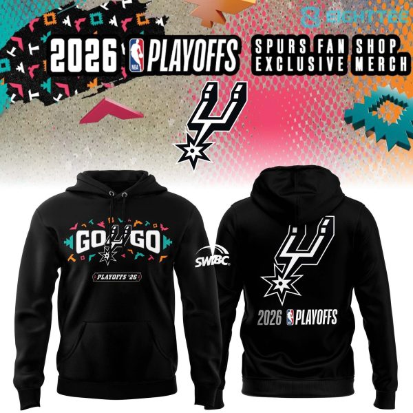 San Antonio Spurs Men's Spurs Fan Shop 26 NBA Playoffs Hoodie - Black