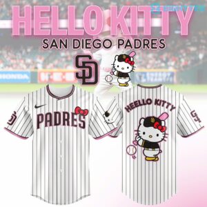 San Diego Padres 2026 Hello Kitty Special Edition Baseball Jersey(v2)