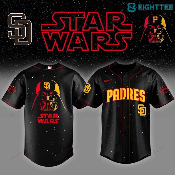 San Diego Padres Dark Commander "Starfield Galaxy Night" Anime SW Baseball Jersey