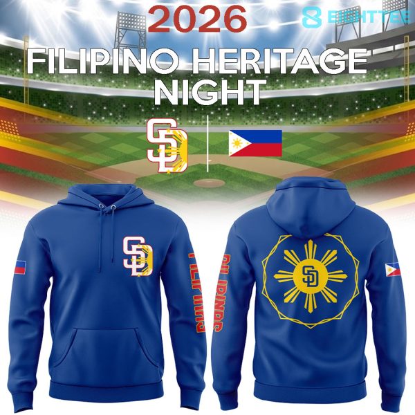 San Diego Padres Filipino Heritage Night 2026 Hoodie