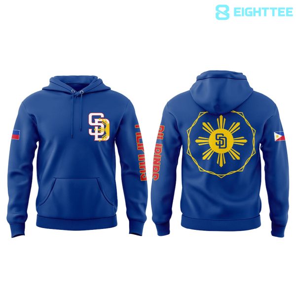 Alternative view of San Diego Padres Filipino Heritage Night 2026 Hoodie