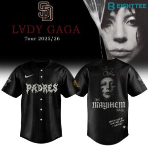 San Diego Padres x Lady Gaga's The MAYHEM Ball Baseball Jersey