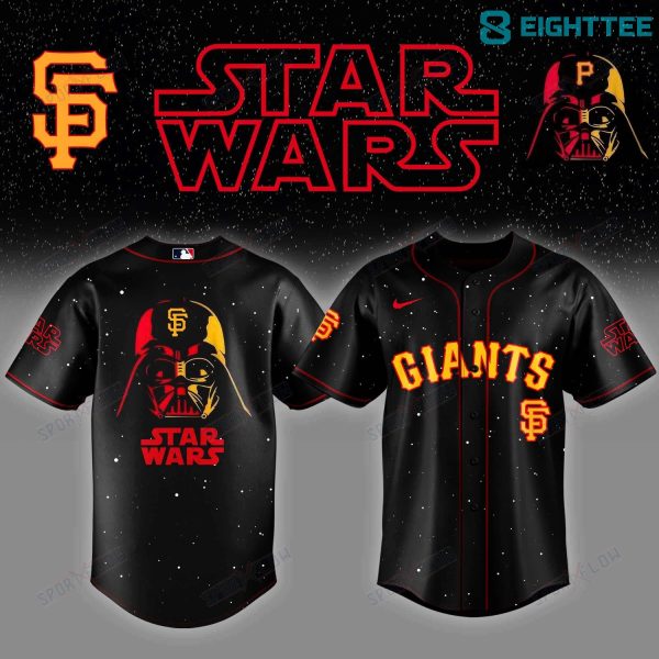 San Francisco Giants Dark Commander "Starfield Galaxy Night" Anime SW Baseball Jersey