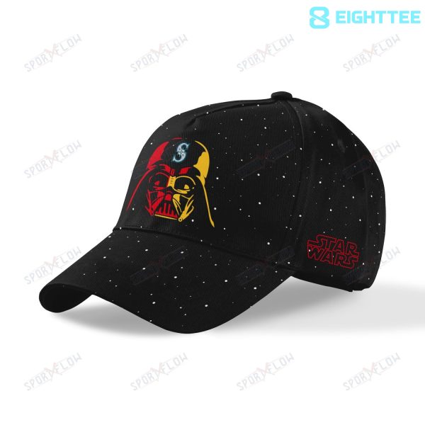 Alternative view of Seattle Mariners Dark Commander "Starfield Galaxy Night" Anime SW Baseball Jersey