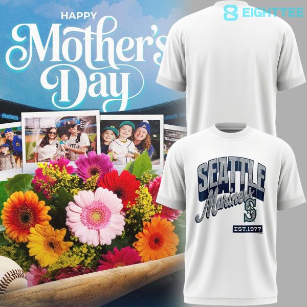 Seattle Mariners Happy Mother's Day T-Shirt