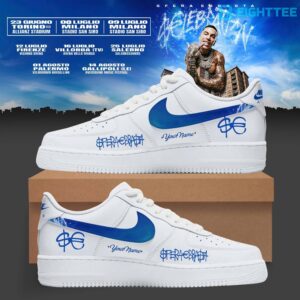 Sfera Ebbasta €LEBRATION Tour 2026 Custom Air Force 1 Sneaker