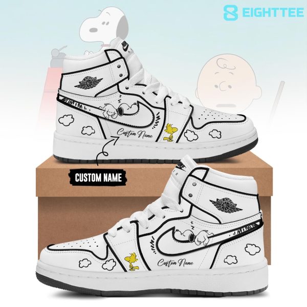 Snoopy Limited Edition Air Jordan 1 Style Sneakers