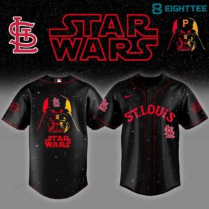 St. Louis Cardinals Dark Commander "Starfield Galaxy Night" Anime SW Baseball Jersey