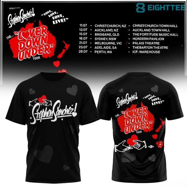 Stephen Sanchez The Lover Down Under Tour Special Tee