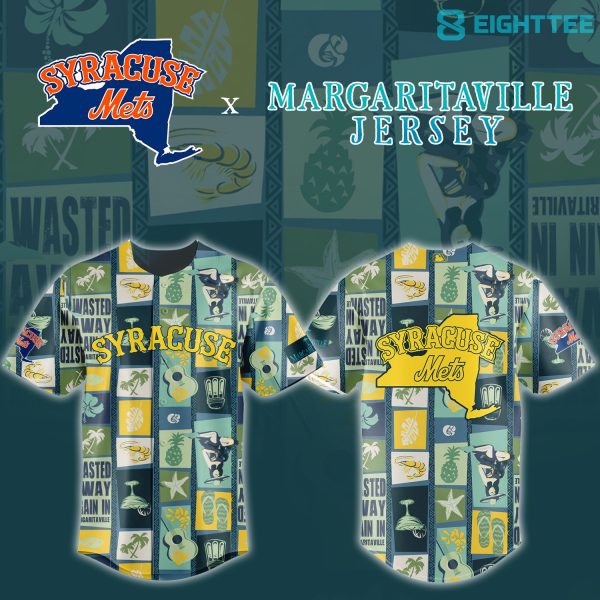 Syracuse Mets Margaritaville Night Baseball Jersey