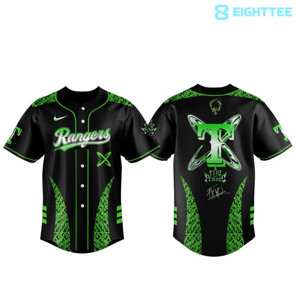 Alternative view of Texas Rangers x Feid vs Ferxx The One-on-One of the Year FALXO Tour Jersey