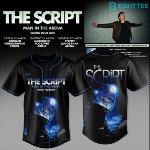 The Script Man In The Arena Tour 2026 Special Baseball Jersey