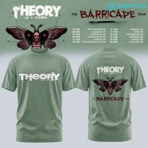 Theory of A Deadman The Barricade Tour 2026 Shirt by Eighttee.com Theory of A Deadman The Barricade Tour 2026 Shirt