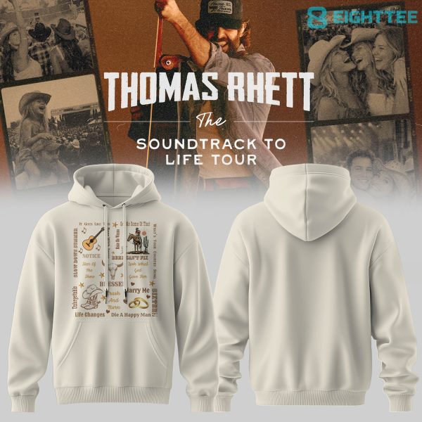 Alternative view of Thomas Rhett The Soundtrack To Life Tour Hoodie