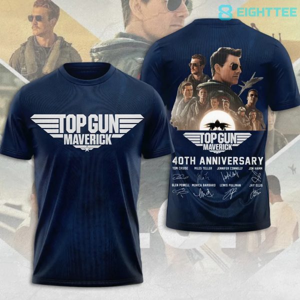 Tom Cruise Top Gun 40th Anniversary 1986-2026 I Feel The Need The Need For Speed Tshirt V10