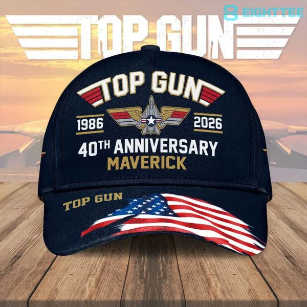 Tom Cruise Top Gun Maverick 40th Anniversary 1986-2026 I Feel The Need The Need For Speed Cap V3