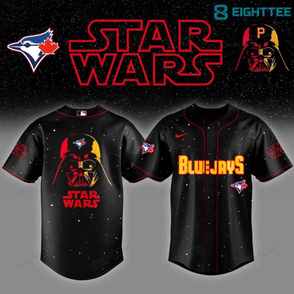 Toronto Blue Jays Dark Commander "Starfield Galaxy Night" Anime SW Baseball Jersey