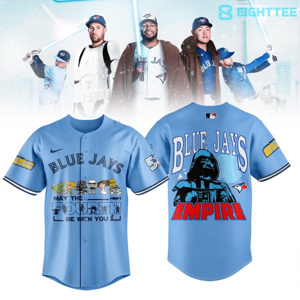 Alternative view of Toronto Blue Jays x Star Wars 2026 Exclusive Baseball Jersey