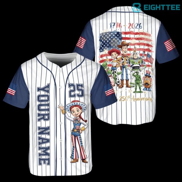 Toy Story Jessie USA 250th Anniversary Limited Baseball Jersey