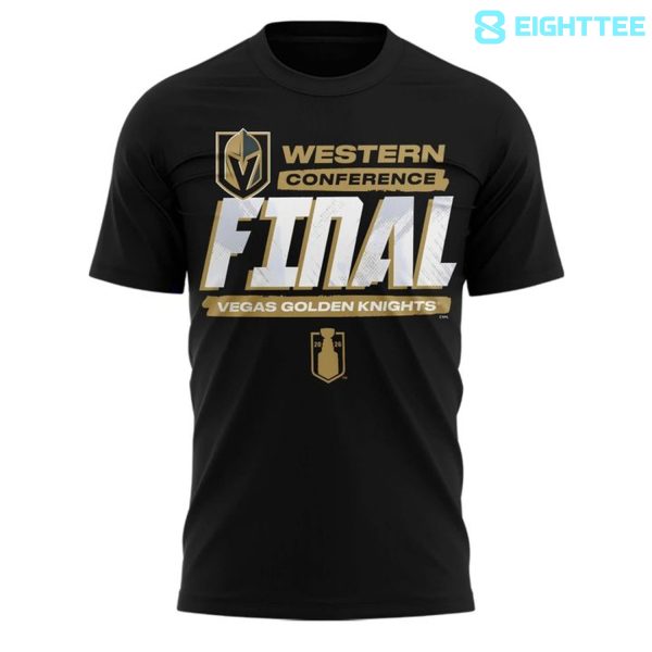 Alternative view of Vegas Golden Knights 2026 NHL Western Conference Final Special Shirt