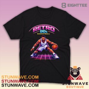 Vintage Basketball Arena Memories Old School Crossovers Graphic Tee
