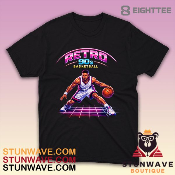 Vintage Basketball Arena Memories Old School Crossovers Graphic Tee