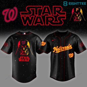Washington Nationals Dark Commander "Starfield Galaxy Night" Anime SW Baseball Jersey
