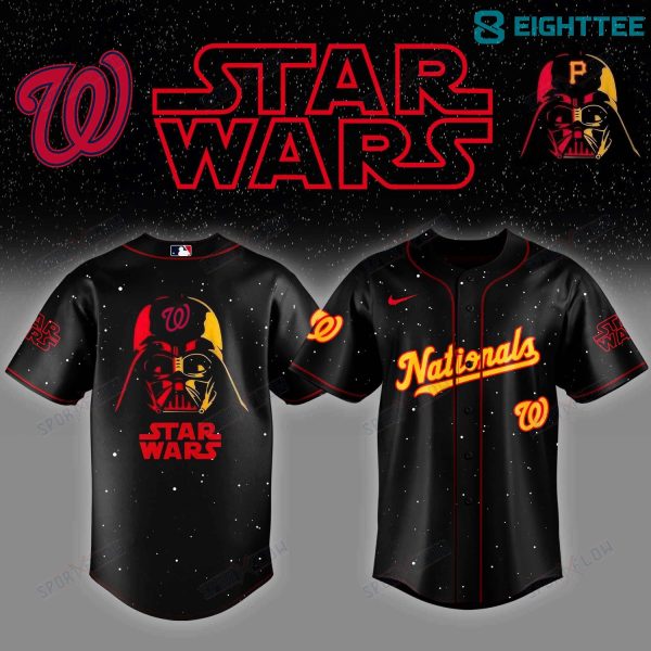 Washington Nationals Dark Commander "Starfield Galaxy Night" Anime SW Baseball Jersey