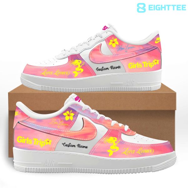 Alternative view of Zara Larsson Midnight Sun Girl Trip Tour 2026 Custom Air Force 1 Sneaker