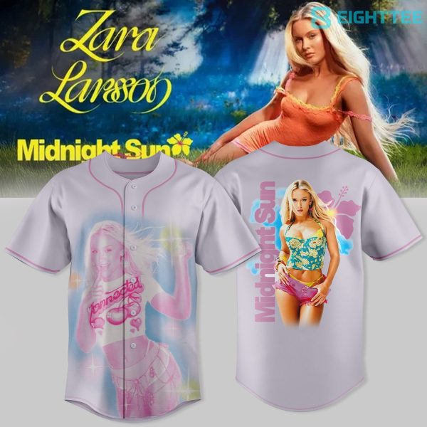 Zara Larsson Midnight Sun Tour 2026 Baseball Jersey