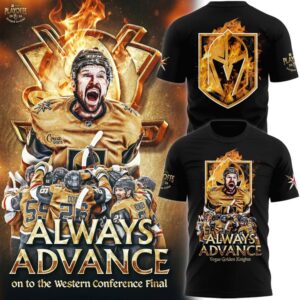 Vegas Golden Knights "Forged in Gold" Playoffs 2026 T-Shirt