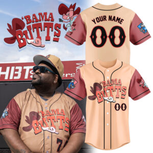 Rocket City Trash Pandas Bama Butts Baseball Jersey