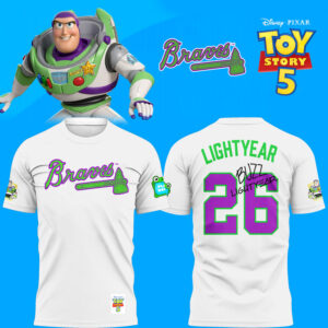 Atlanta Braves x Buzz Lightyear Toy Story 5 Limited Edition Shirt
