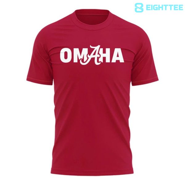 Alternative view of Alabama Crimson Tide 2026 Regional Omaha Special Edition Shirt