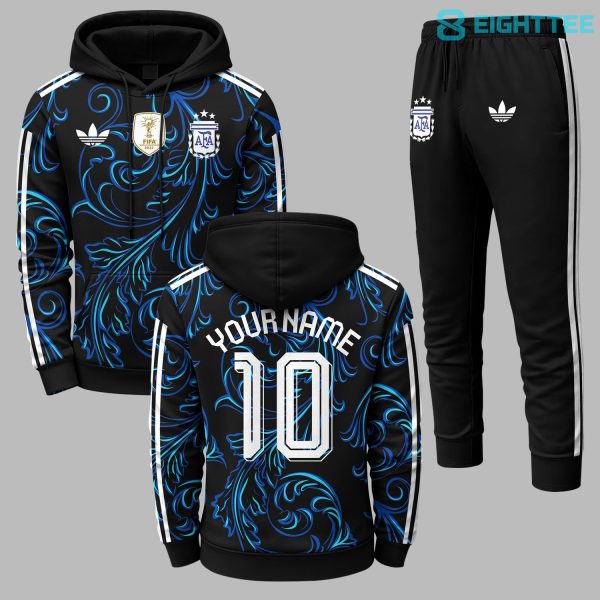 Argentina 2026 FIFA World Cup Away Personalized Hoodie Jogger Set