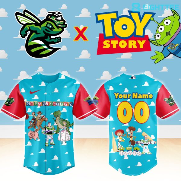 Augusta GreenJackets x Toy Story Night Custom Baseball Jersey