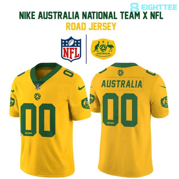 Australia National Team x NFL Road Football Jersey - Special Edition