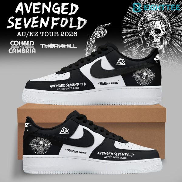 Avenged Sevenfold Australia/New Zealand Tour 2026 Custom Air Force 1 Shoes