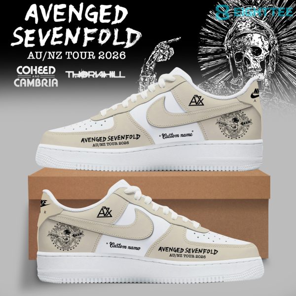 Avenged Sevenfold Australia/New Zealand Tour 2026 Custom Air Force 1 Shoes V2