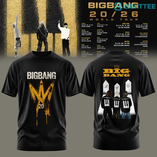 BIGBANG 2026 WORLD TOUR Limited Edition 3D Shirt
