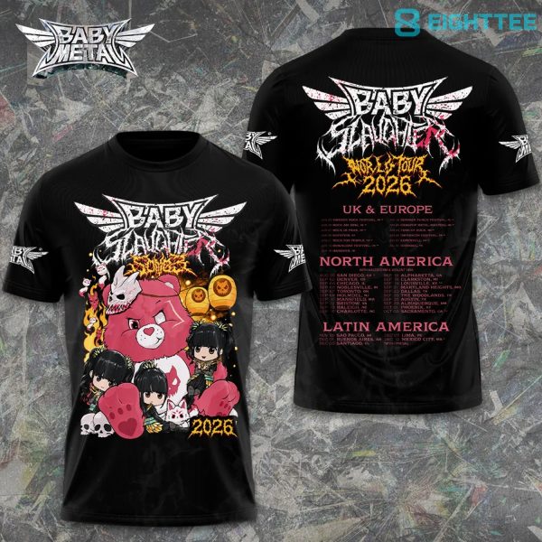 Babymetal World Tour 2026 Premium 3D Apparel Collection