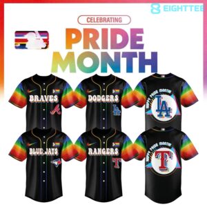 Baseball All Teams x Celebrate Pride Month 2026 Edition Black Jersey