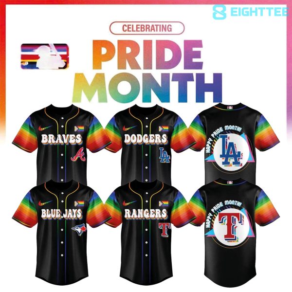 Baseball All Teams x Celebrate Pride Month 2026 Edition Black Jersey