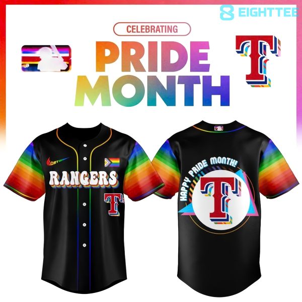 Alternative view of Baseball All Teams x Celebrate Pride Month 2026 Edition Black Jersey