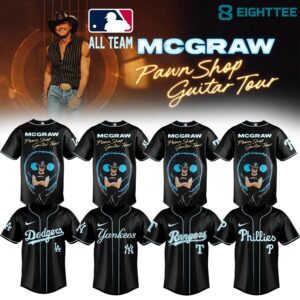 Baseball All Teams x Tim McGraw Pawn Shop Guitar Tour 2026 Baseball Jersey V2