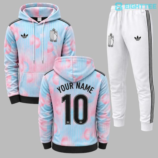 Belgium 2026 FIFA World Cup Away Personalized Hoodie Jogger Set